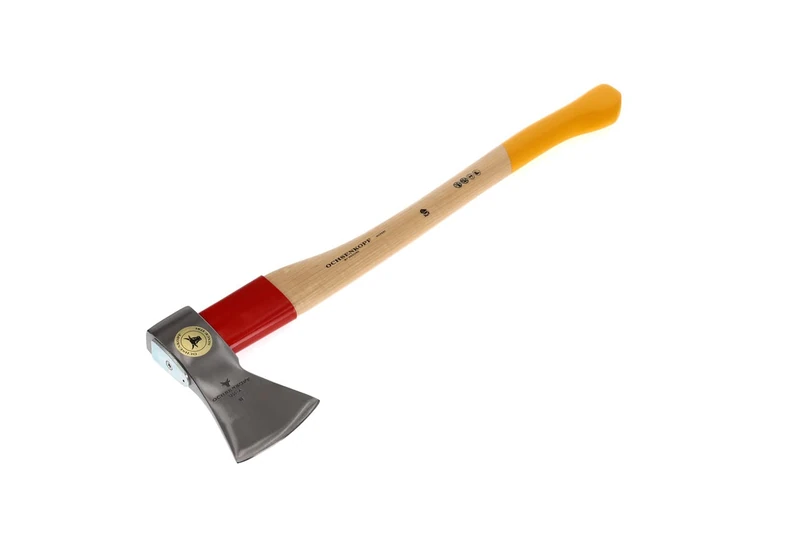 OCHSENKOPF Universal Gold forestry axe ROTBAND-PLUS, Hickory handle, Polished edge 120 mm, 700 mm long, OX 620 H-1257