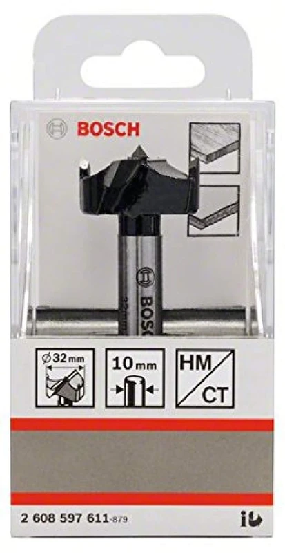 Bosch Professional 1 pc. tungsten carbide hinge cutting bit (Ø 32 mm, Accessory rotary drill)