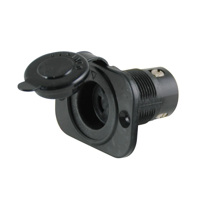 Marinco 12V Trolling Plug - Black - Image 1