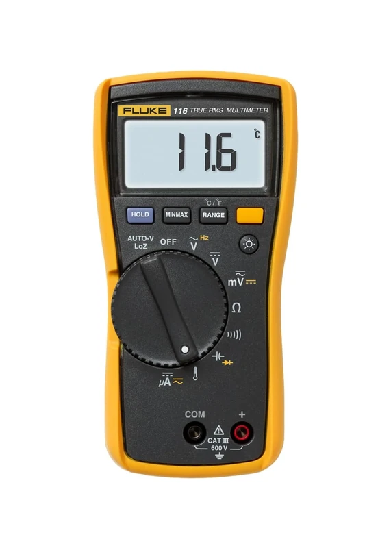 Fluke 116 HVAC Multimeter with Temperature and Microamps