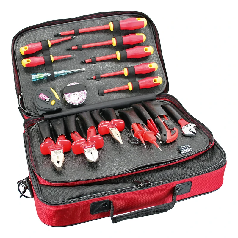 InLine 43025 Professional Electric Tool Bag, 18 Pieces