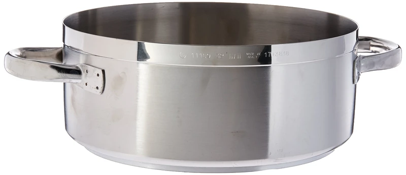 Paderno World Cuisine "Grand Gourmet" Stainless-Steel 10-1/2-Quart Rondeau