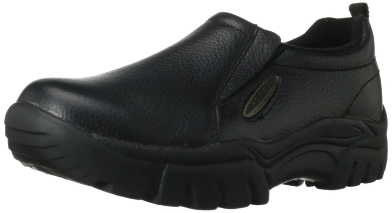 ROPER Men's Performance Slip-On Casual Western Shoe Black Size: 6.5 UK