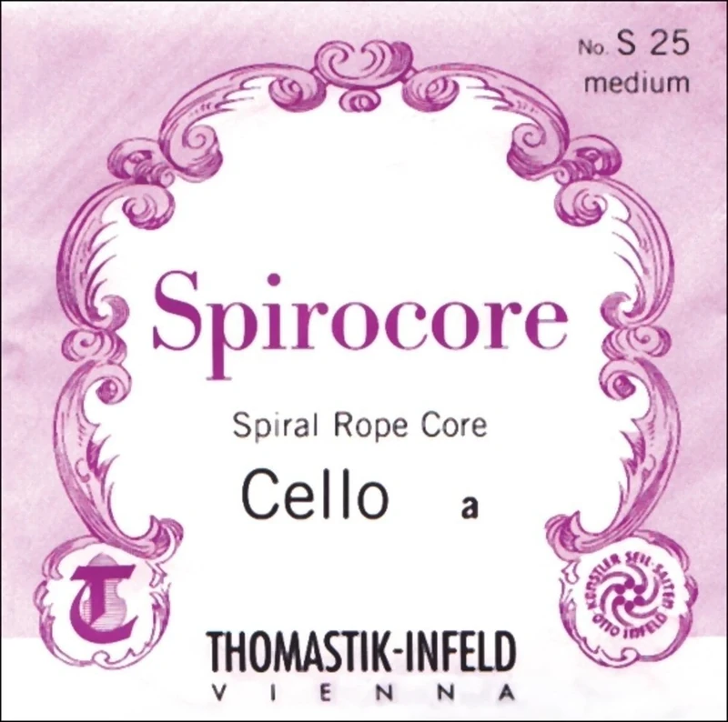 Thomastik single string for cello 4/4 Spirocore - C string spiral rope core, tungsten wound, strong