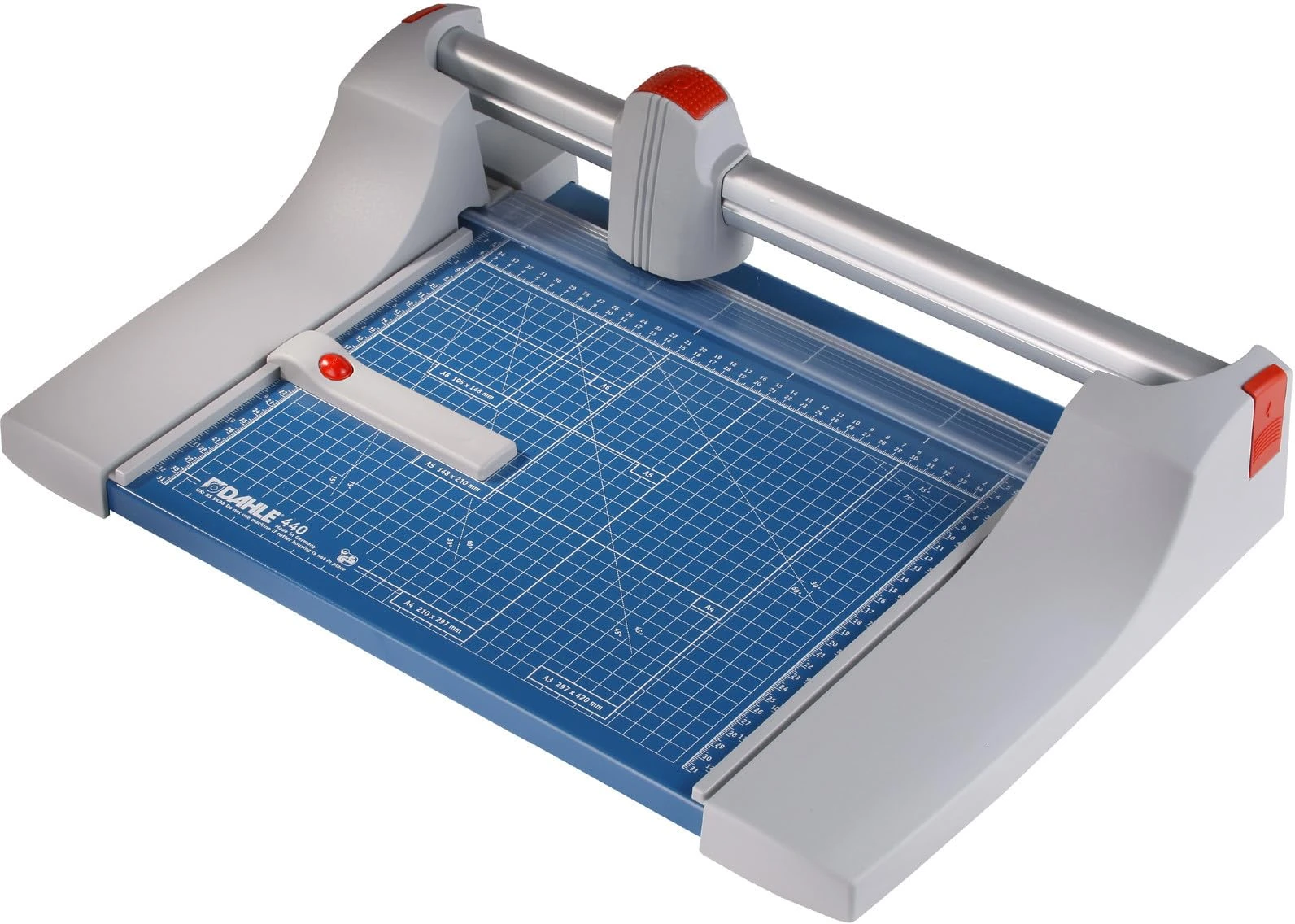 Dahle 440 Rotary Trimmer (Cutting Performance up to 35 Sheets / DIN A4) Blue