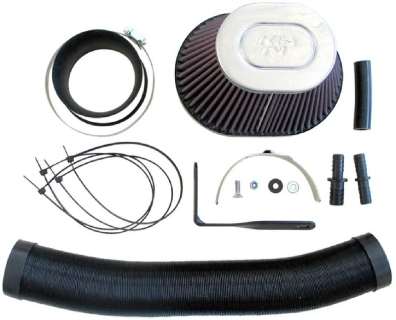 K&N 57-0458 Washable and Reusable Car Performance Intake Kit