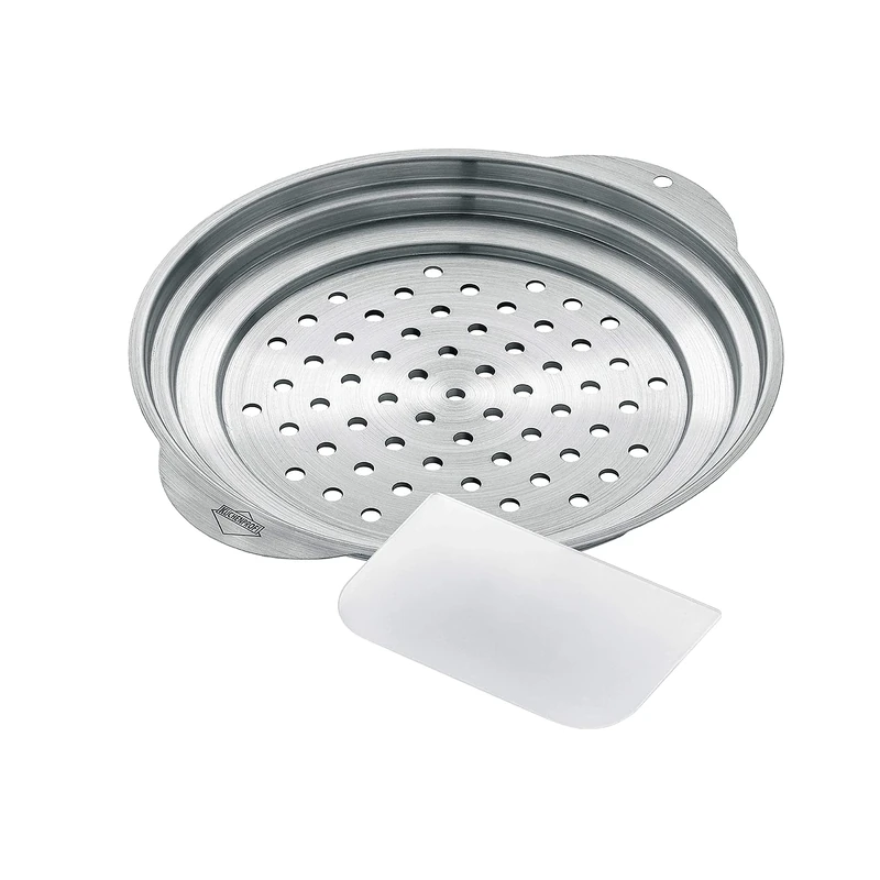 Kuchenprofi Spaetzle Lid & Scraper in 18/10 Stainless Steel, Silver