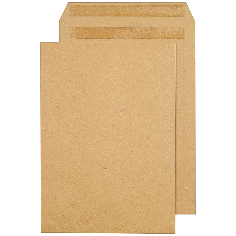 Q-Connect Envelope 254x178mm Pocket Self Seal 115gsm Manilla (Pack of 250)