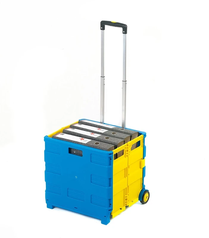GPC GA71590 Large Folding Box Truck GI041Y - Blue and Yellow, Pack of 1