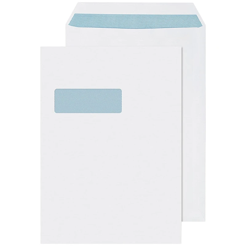 Q-Connect C4 Envelope Self Seal Window 100gsm (Pack of 250) KF3535, White