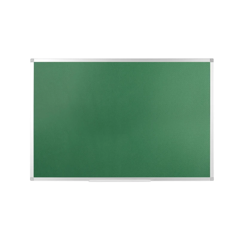 Q-Connect Aluminium Frame Felt Noticeboard with Fixing Kit 1800x1200mm Green