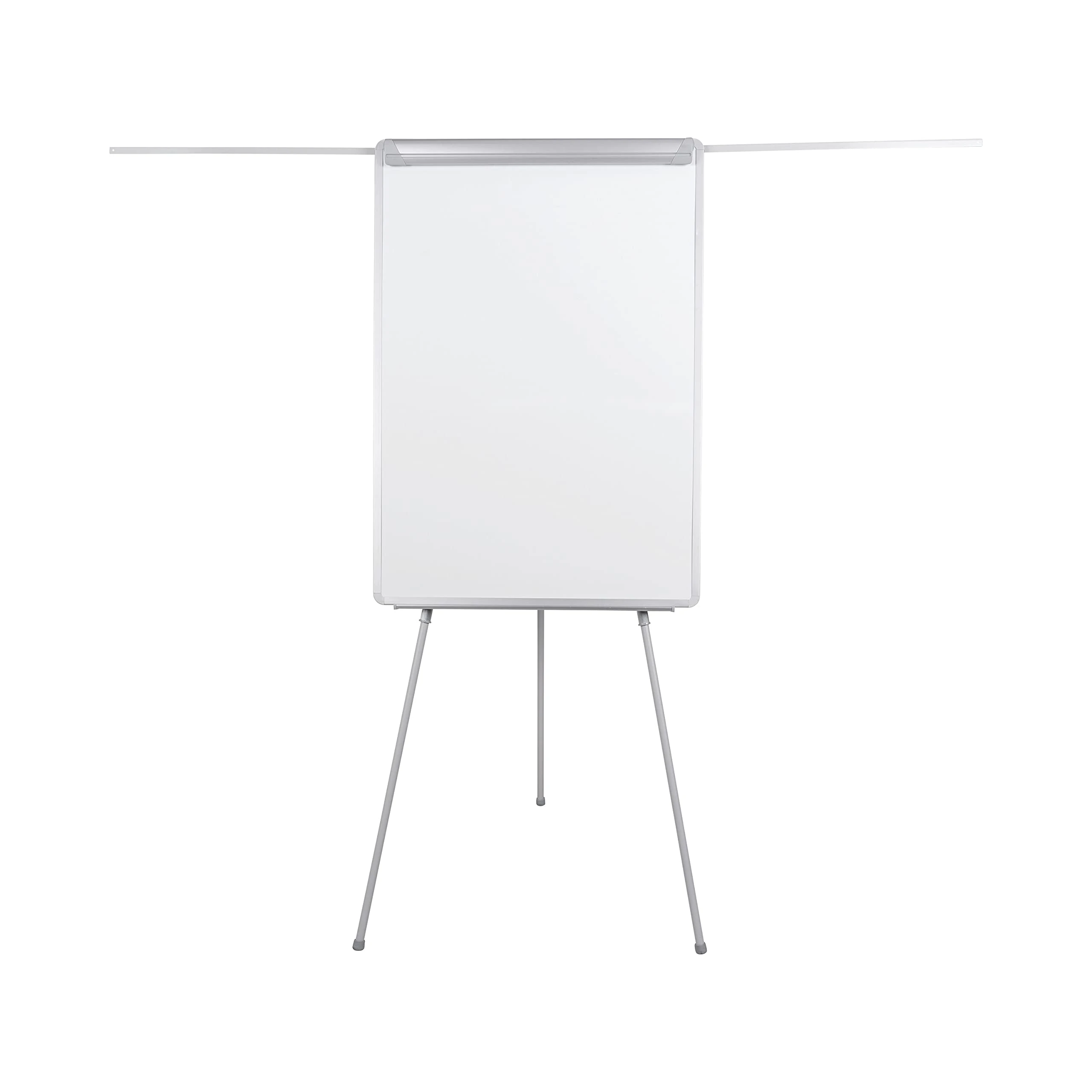 Bi-Office Flipchart Tripod Easel Easy with extendable arms, Non Magnetic, Aluminium Frame, Grey, A1 (60 x 85 cm)