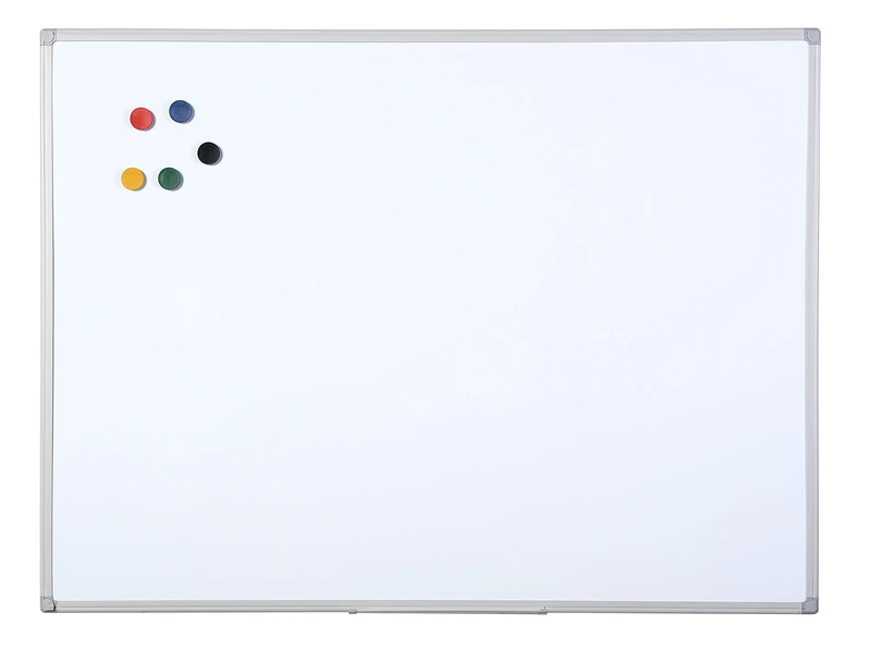 Bi-Office Maya Dry Wipe Plastic Frame Double Sided (Non-Magnetic) Whiteboard 180x120cm
