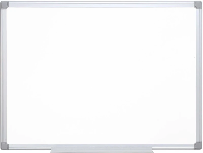Q Connect Magnetic Drywipe Whiteboard Notice Board 1200x900mm