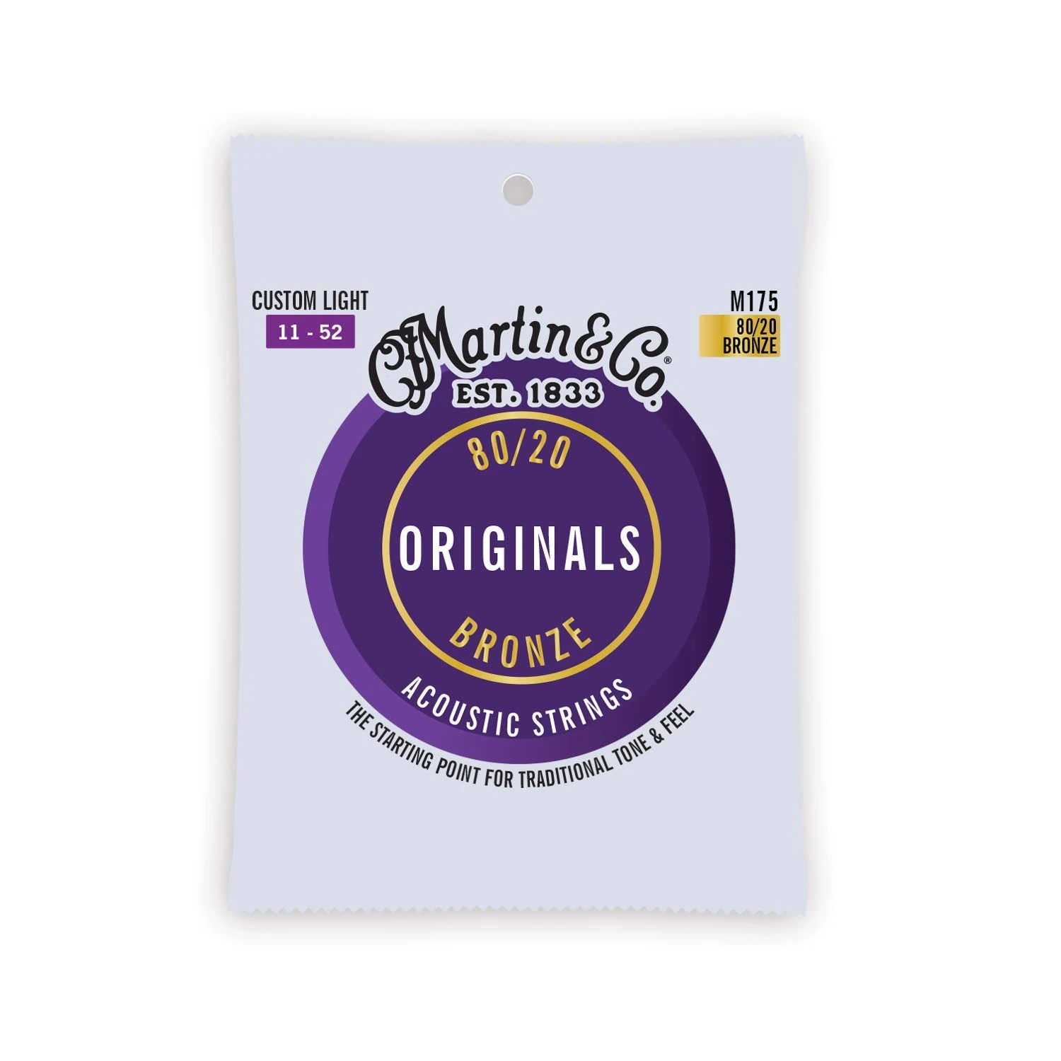 Martin M175 Custom Light Acoustic Strings