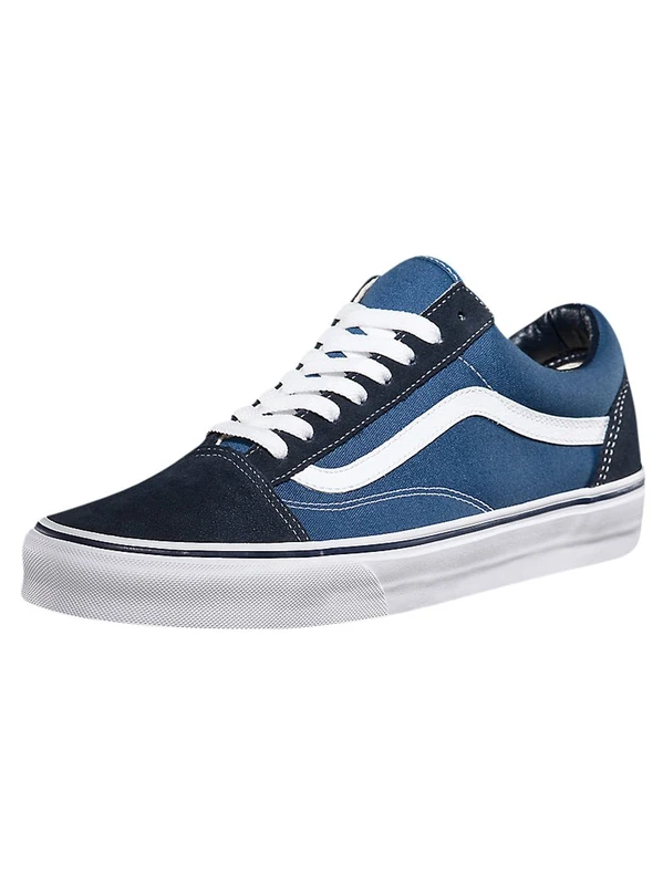 Vans Old Skool Leather, Unisex-Adults' Low-Top Trainers, Navy, 6 UK