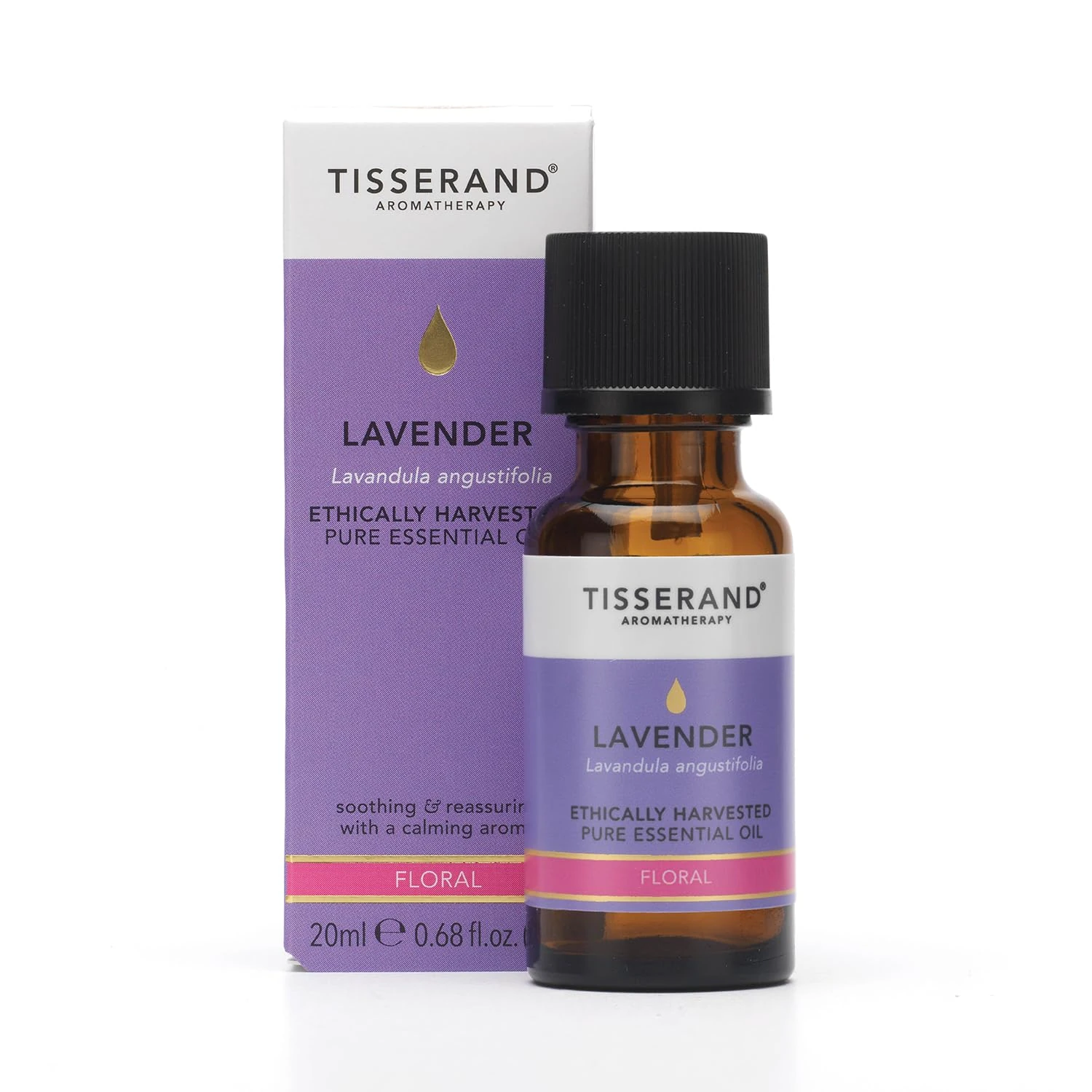 Tisserand Aromatherapy - Lavender Essential Oil - Ethically Harvested - 100% Pure Essential Oil - 20 ml
