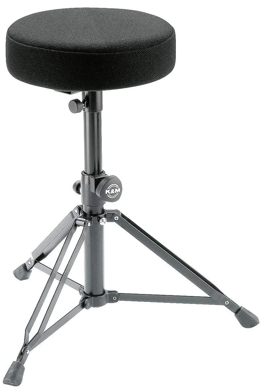 Konig & Meyer 14016-000-55 500mm to 710mm Fabric Adjustable Drummer's Throne - Black