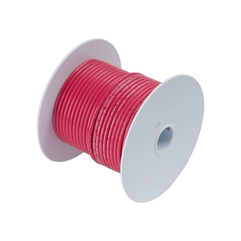 Ancor 106825 Marine Grade Electrical Primary Tinned Copper Boat Wiring (12-Gauge, Red, 250-Feet) - Image 1