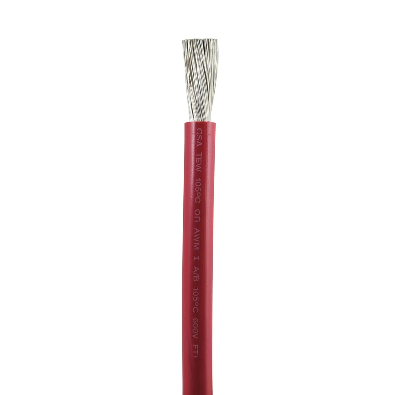 Ancor 112510 Marine Grade Electrical Tinned Copper Battery Cable (6-Gauge, Red, 100-Feet)