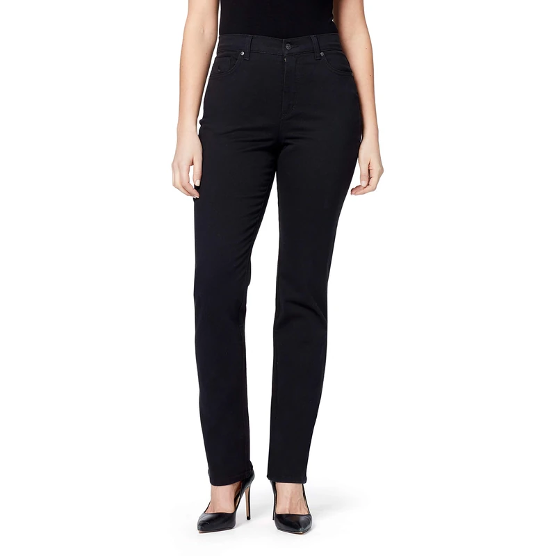 Gloria Vanderbilt womensAmanda Classic Tapered Jean Jeans - - 18 Black