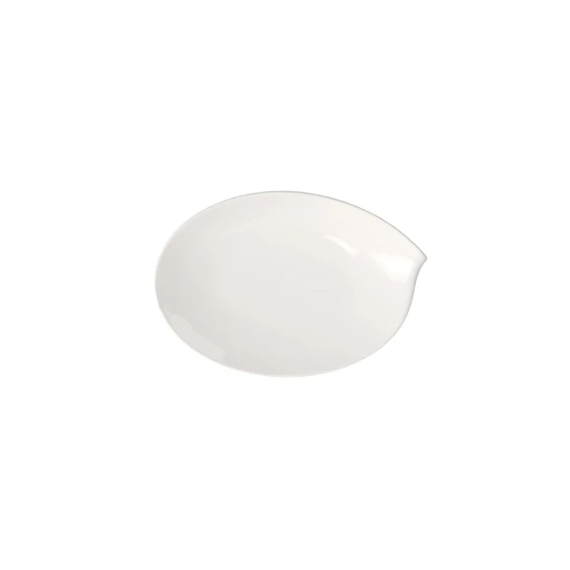 Villeroy & Boch Flow Oval Serving Plate, 36 cm, Premium Porcelain, White