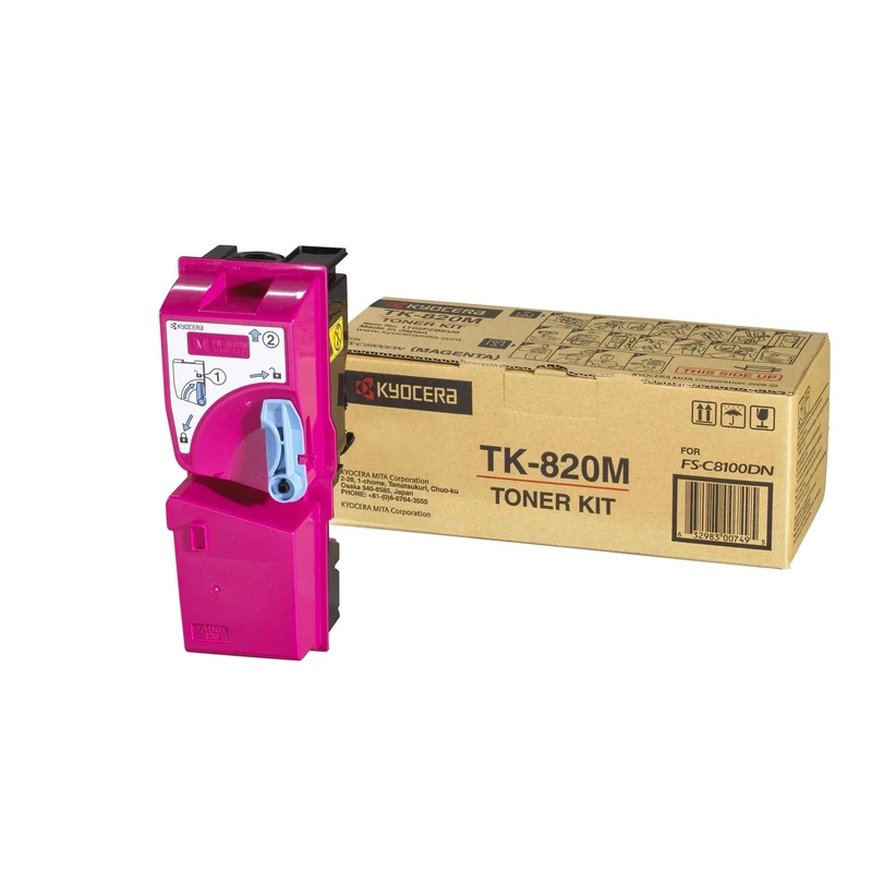 Kyocera TK 820M - Toner cartridge - 1 x magenta - 7000 pages
