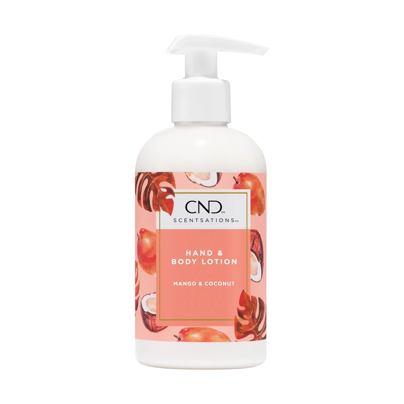 CND hand and body lotion scentsations, mango and coconut - Image 1