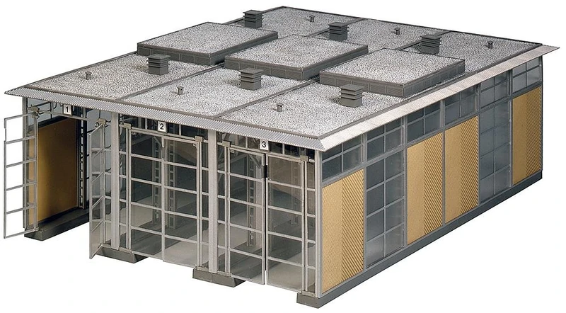 Faller 120217 – Electric Locomotive Shed, 3-Way