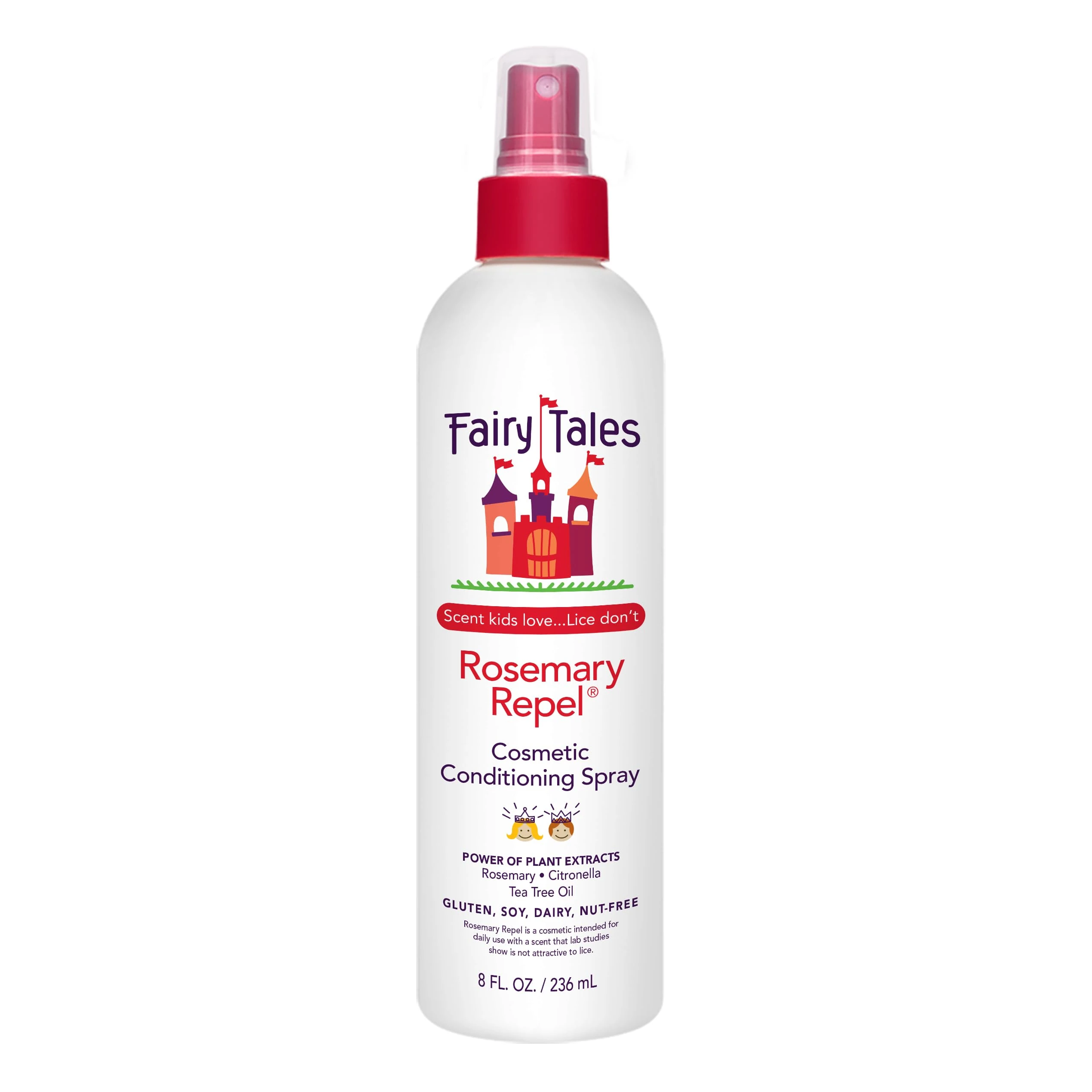Fairy Tales Rosemary Repel Daily Kid Conditioning Spray- Conditioning Lice Spray for Kids for Lice Prevention, 8 Fl. Oz (Pack of 1)