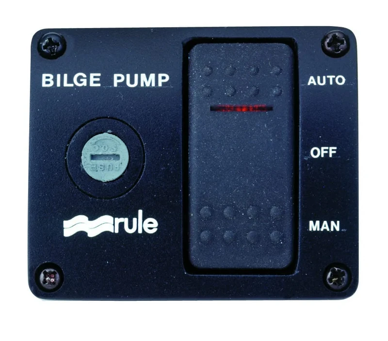 Rule 29-43 Rocker Switch, 3 Positions, 12 V