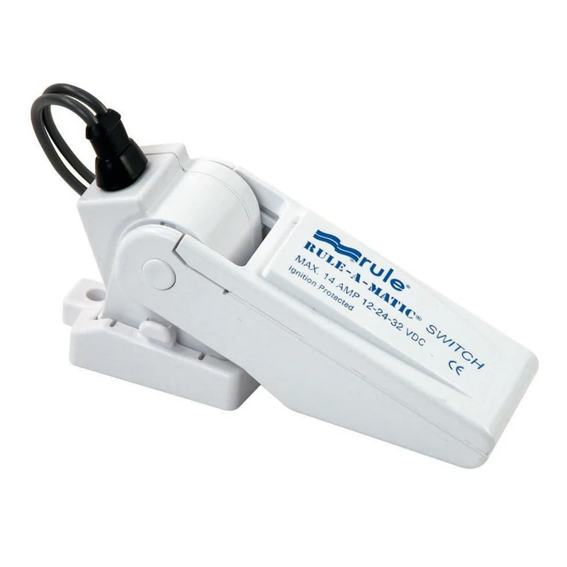 Rule 35A A-Matic Bilge Pump Float Switch, Mercury,White