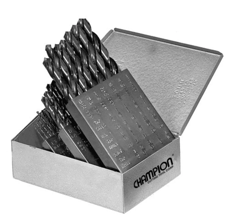 Champion P29C Contractor Series HSS GP Jobber Drill Bit Set-118 Deg. Black Oxide Treated 29 Piece
