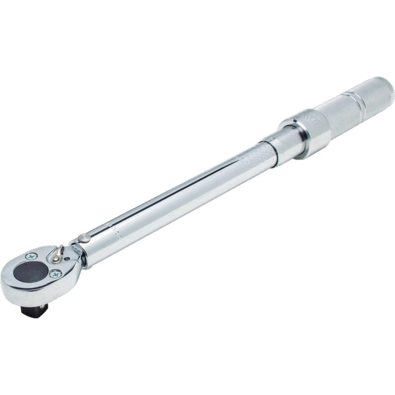 1/2" Drive Ratchet Head Micrometer Torque Wrench 16-80 ft-lb