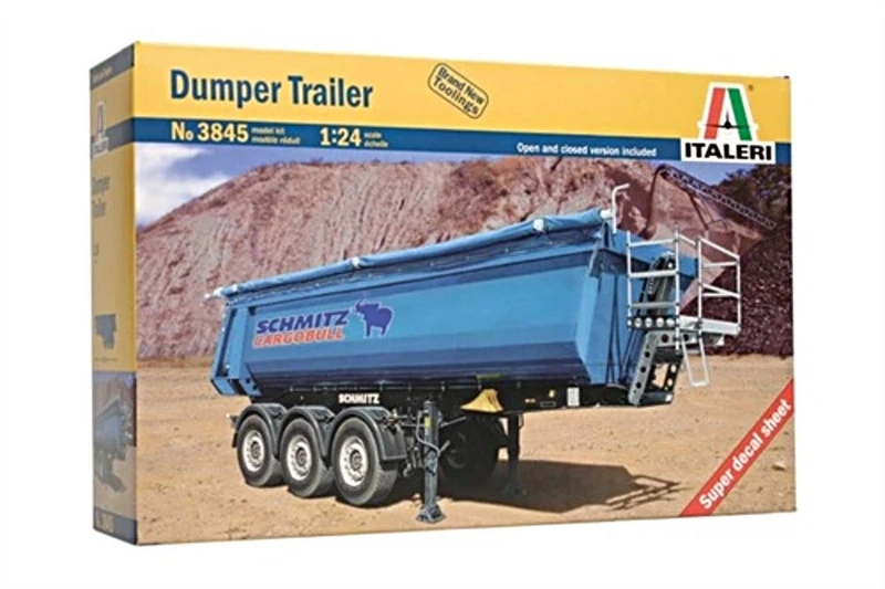 Italeri 1:72 Dumper Trailer - Detailed Scale Model Kit