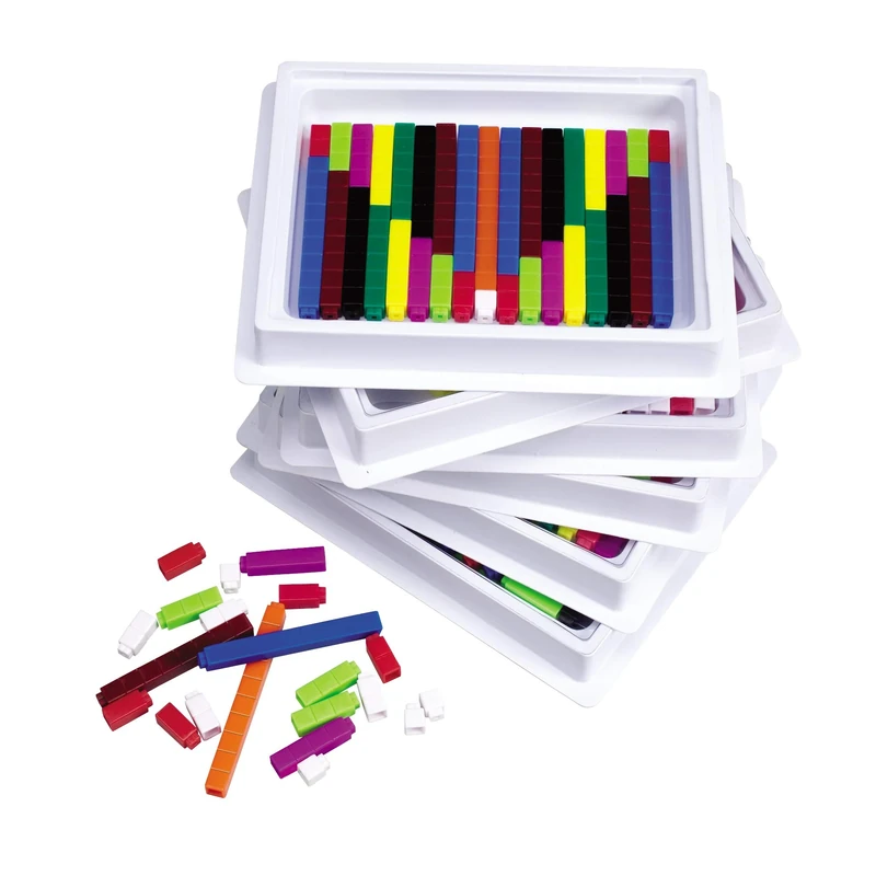 Learning Resources Cuisenaire Rods Plastic Connecting Classroom Set
