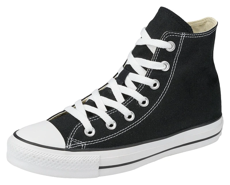 Converse Mens All Star Hi Top Trainers Black 11 UK - Image 1