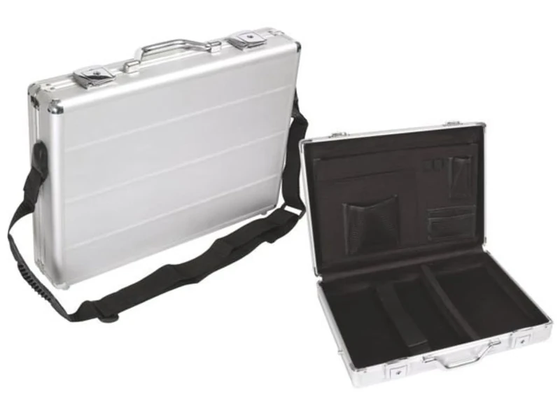 Perel 1819/14 aluminium case for laptop, 15 mm x 305 mm x 80 mm Size - Image 1