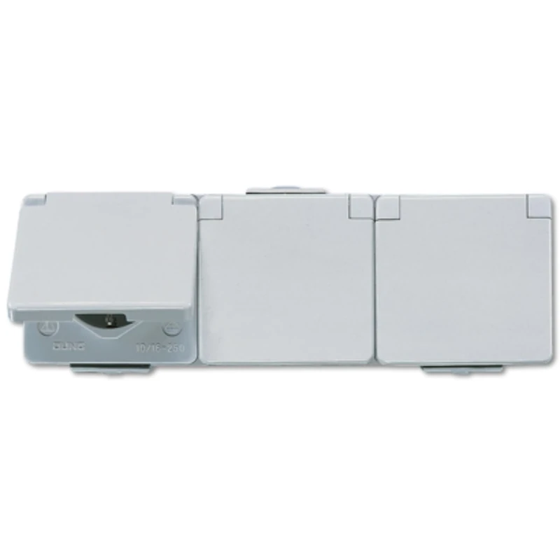 Jung Schuko socket 623 W, 3-way