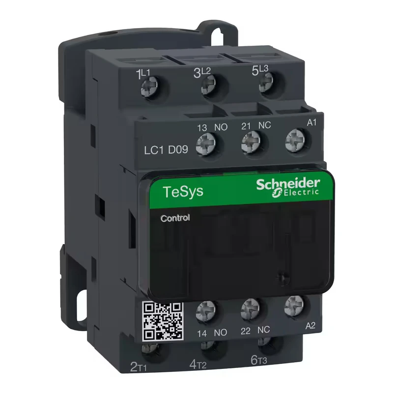 Schneider Electric TeSys D - AC Contactor, 220 V AC, 50/60 Hz, 3 Pole, 3NO, 9A, Fixed & DIN Rail Mounting, LC1D09M7, 9a/220v