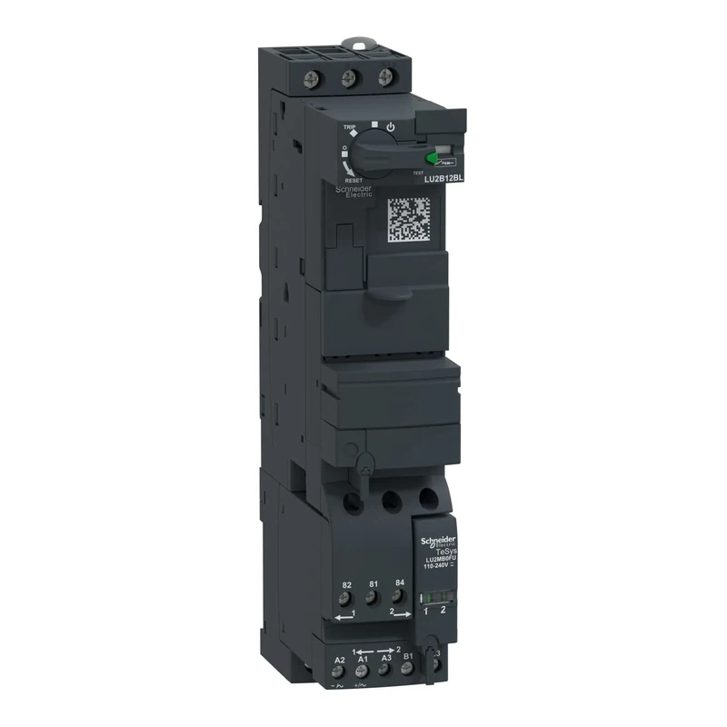Schneider Electric, Reversing power base, TeSys U, 3P, 12A/690V, coil 24V DC, LU2B12BL