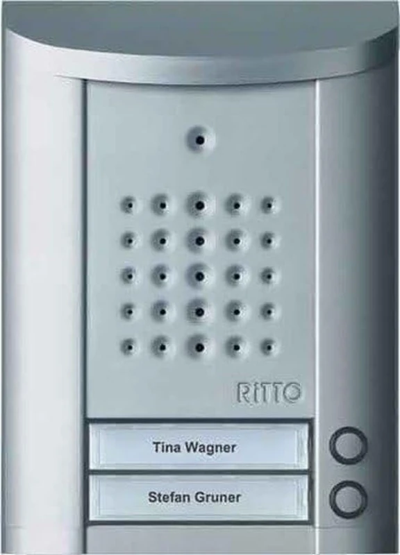 Ritto Entravox 1840220 2WE Door Intercom Silver