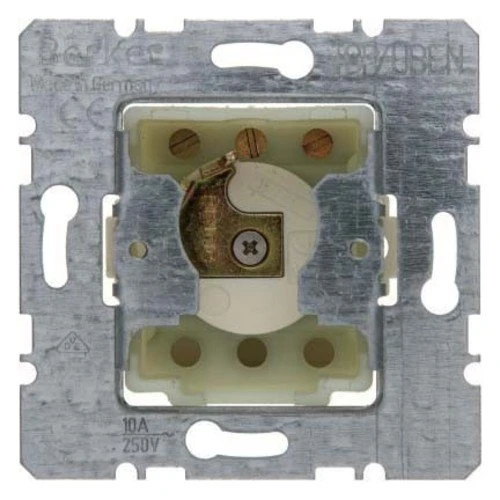 Hager – Switch Key Cylinder Push Unipolar