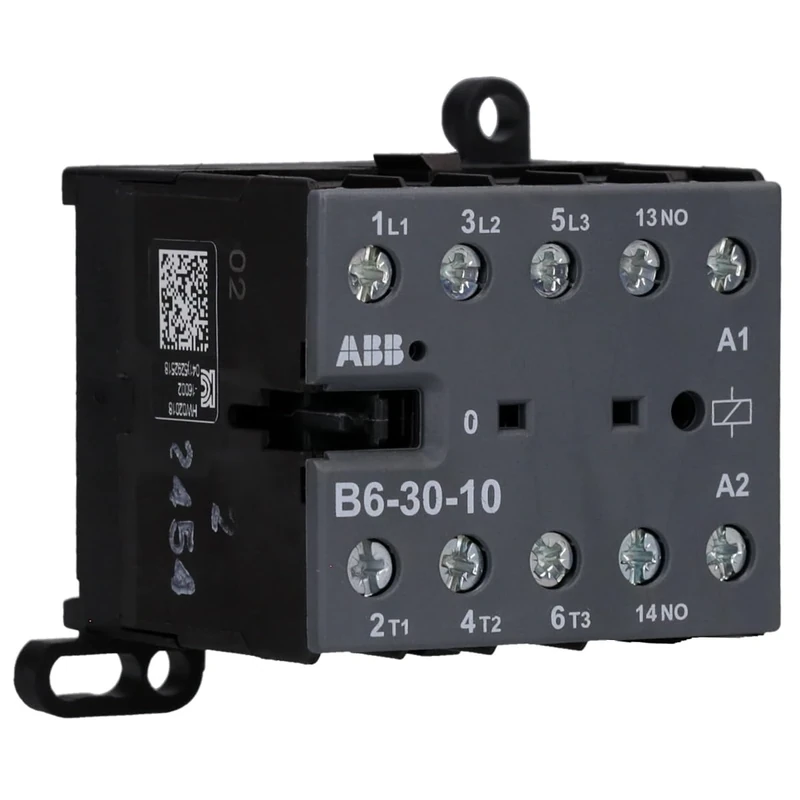 ABB B6-30-10-80 Small Contactor 220 240 V AC 3 NO 0 NC Screw Terminal GJL1211001R8100