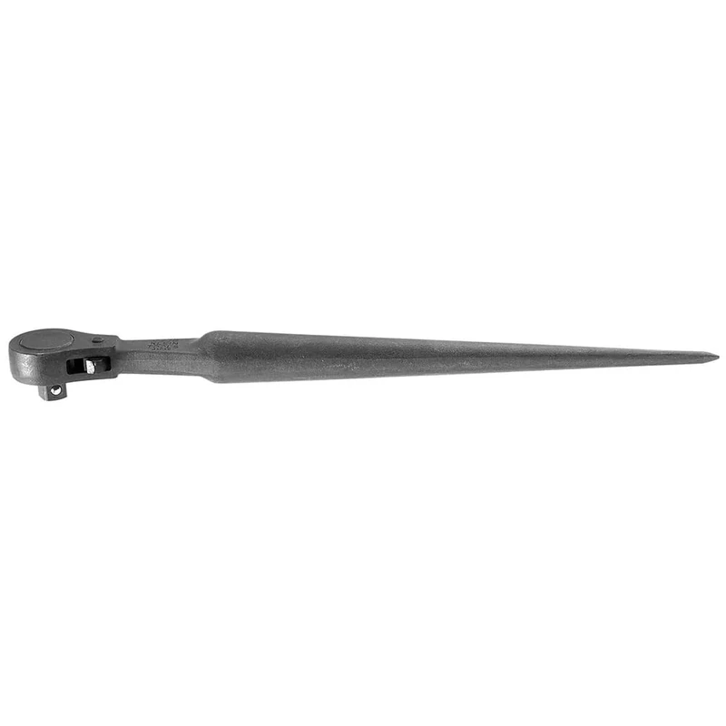 KLEIN TOOLS 3238 1/2-Inch Ratcheting Construction Wrench, Forged from Alloy Steel with Corrion Resistant Black Finish