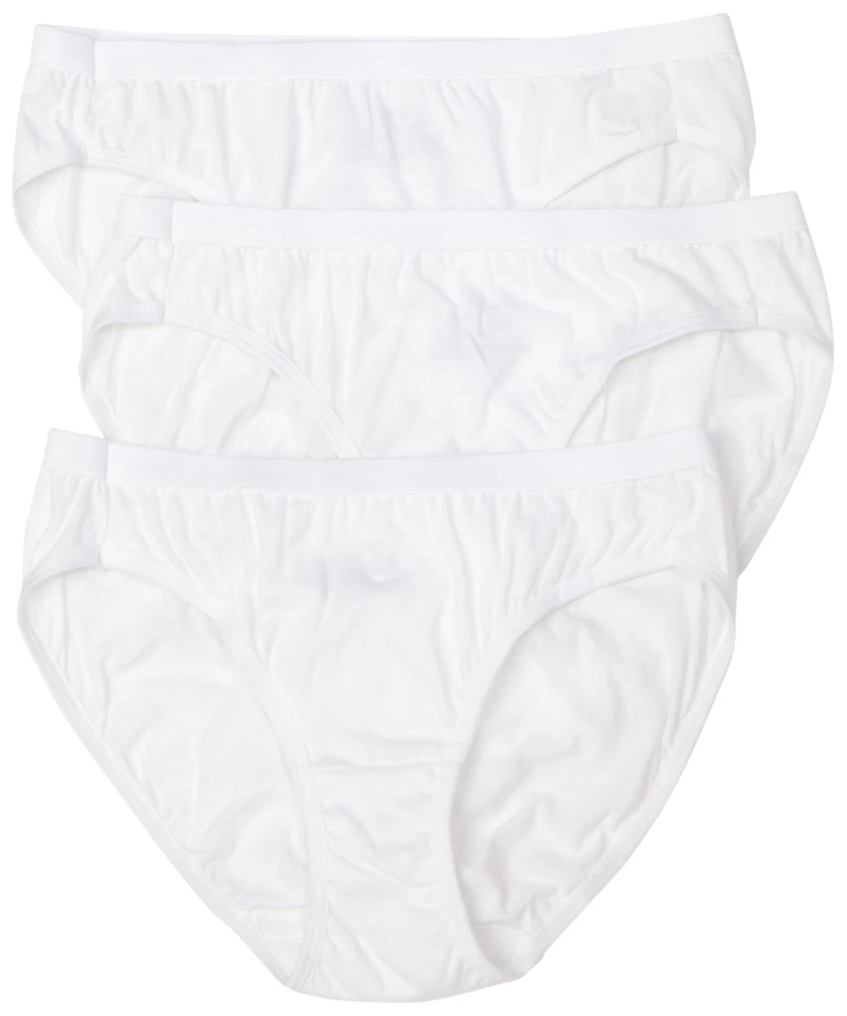Hanes Classics White Bikini - White - Size 7