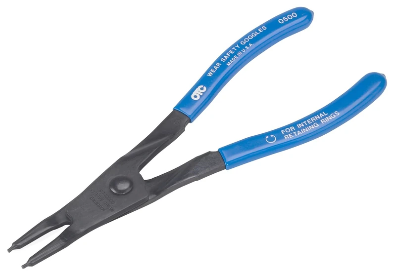 OTC 0500 Snap Ring/Retaining Ring Pliers - .090 Diameter Straight Tip - Internal