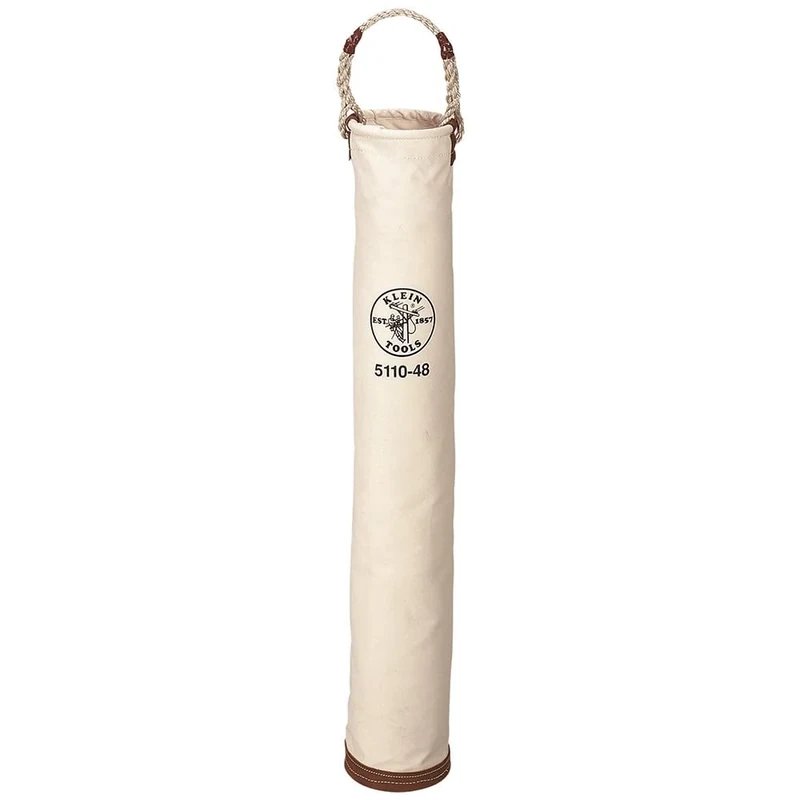 Line-Hose Bag, No. 6 Canvas with Cycolac Top Ring and Molded Bottom, 122 cm Height Klein Tools 5110-48