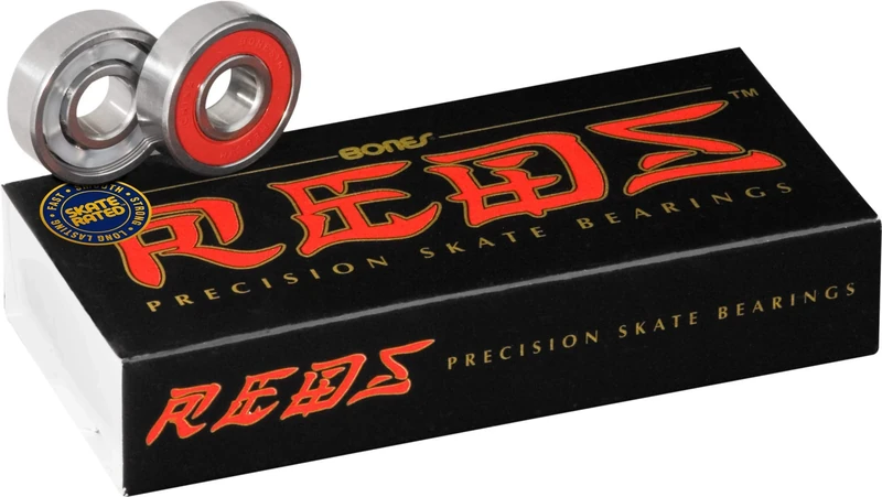 Bones Bearings Set of 16 Redz 7 mm.