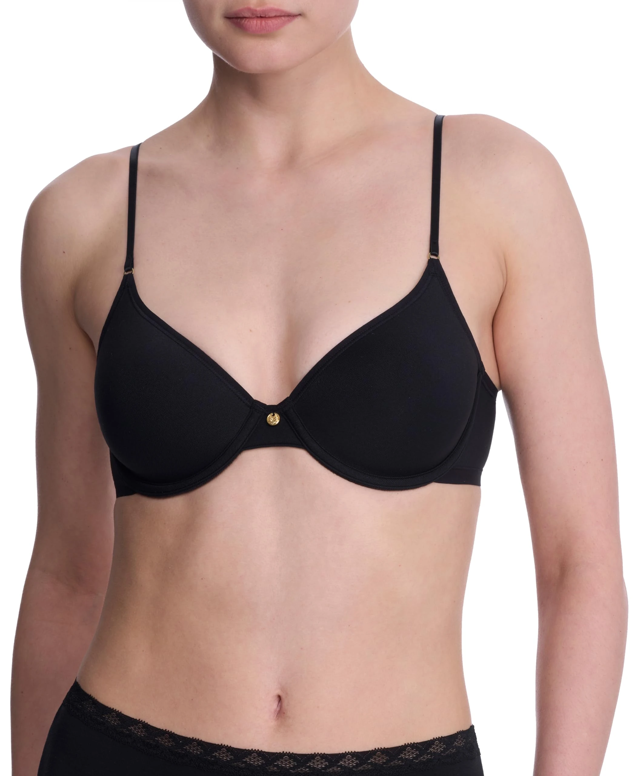 Natori Women's Understated Contour Underwire Bra,Black,34B